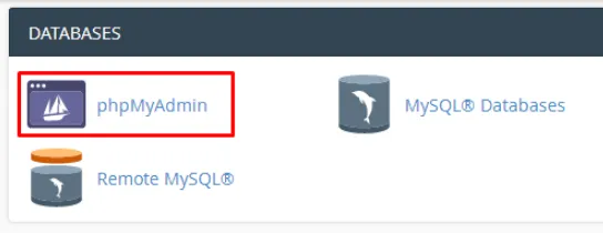 Buka phpMyAdmin