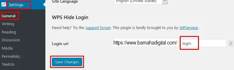 Masukkan URL baru