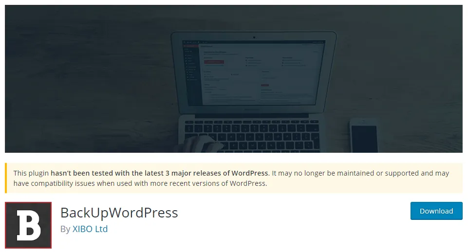 Plugin BackUpWordPress