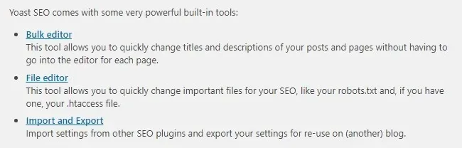 Tools Setting