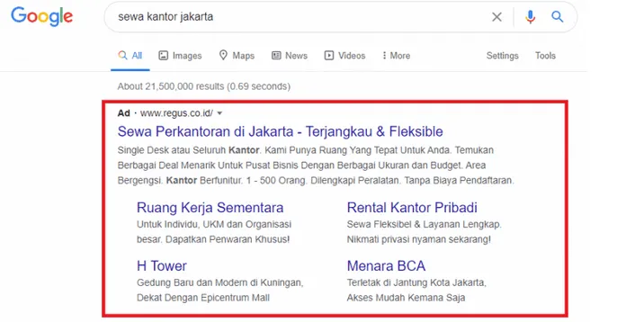 SERP adalah