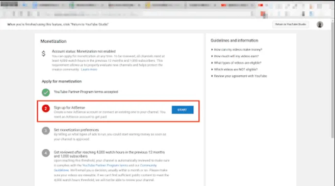daftar youtube adsense