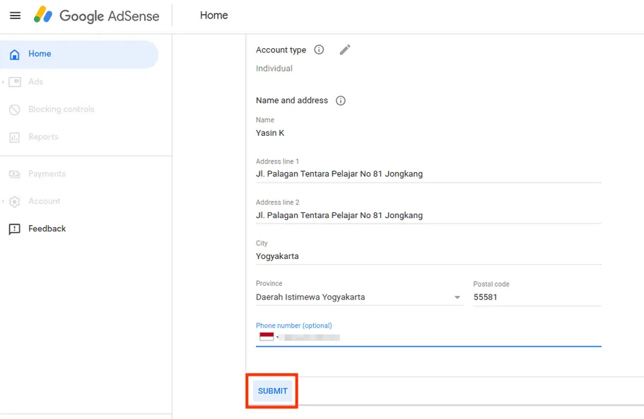 daftar youtube adsense