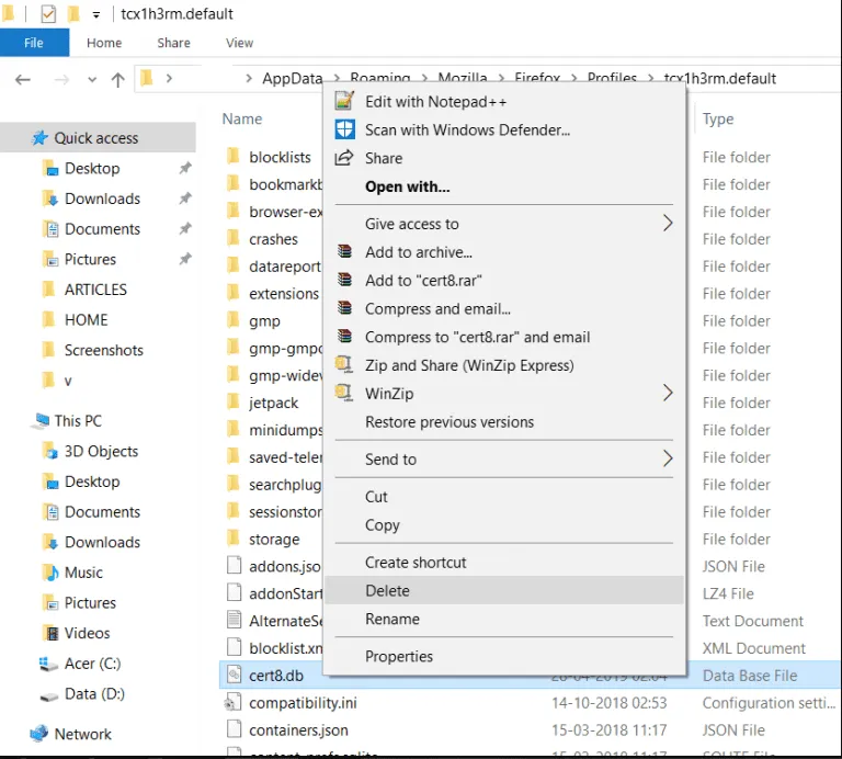 cara menghilangkan not secure